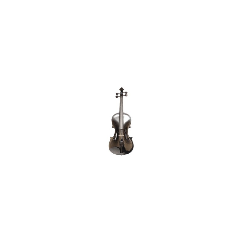 Violin de 4/4 Laminado Color Negro (barbada, brea, tiracuerdas metalico con tensores y arco)