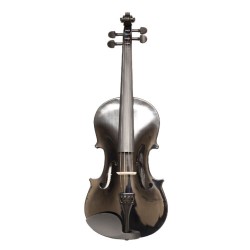 Violin de 4/4 Laminado Color Negro (barbada, brea, tiracuerdas metalico con tensores y arco)