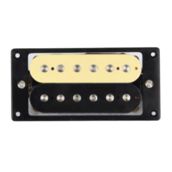 Pastilla Humbucker con Marco  para Guitarra Eléctrica de Cuello o de Puente