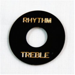 Rondana Negra de Plástico para Selector de Guitarra Eléctrica tipo Les Paul