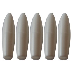 Capuchón de Plástico Blanco para Brazo de Tremolo (Paquete con 5 piezas) de Guitarra Eléctrica