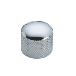 Perilla Metálica Cromada Ovalada sin Tornillo para Guitarra Eléctrica.