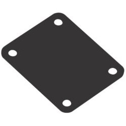 Tapa Metálica Negra para Brazo de Guitarra Eléctrica