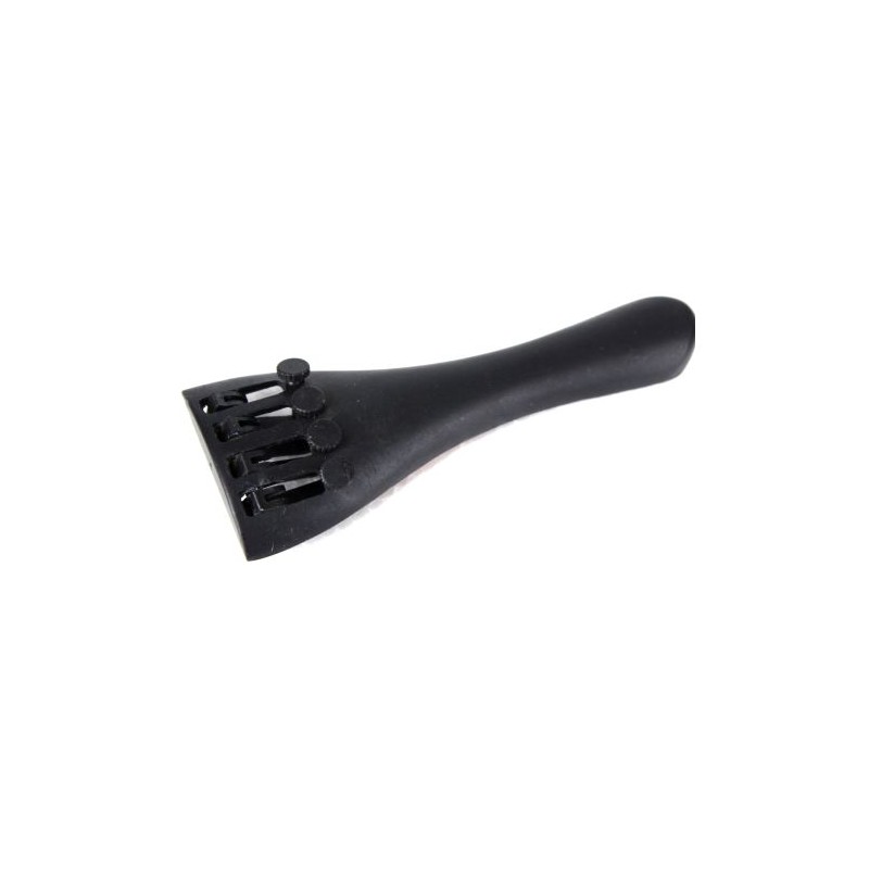 Tiracuerdas Metálico Color Negro para Violín 3/4 y 4/4